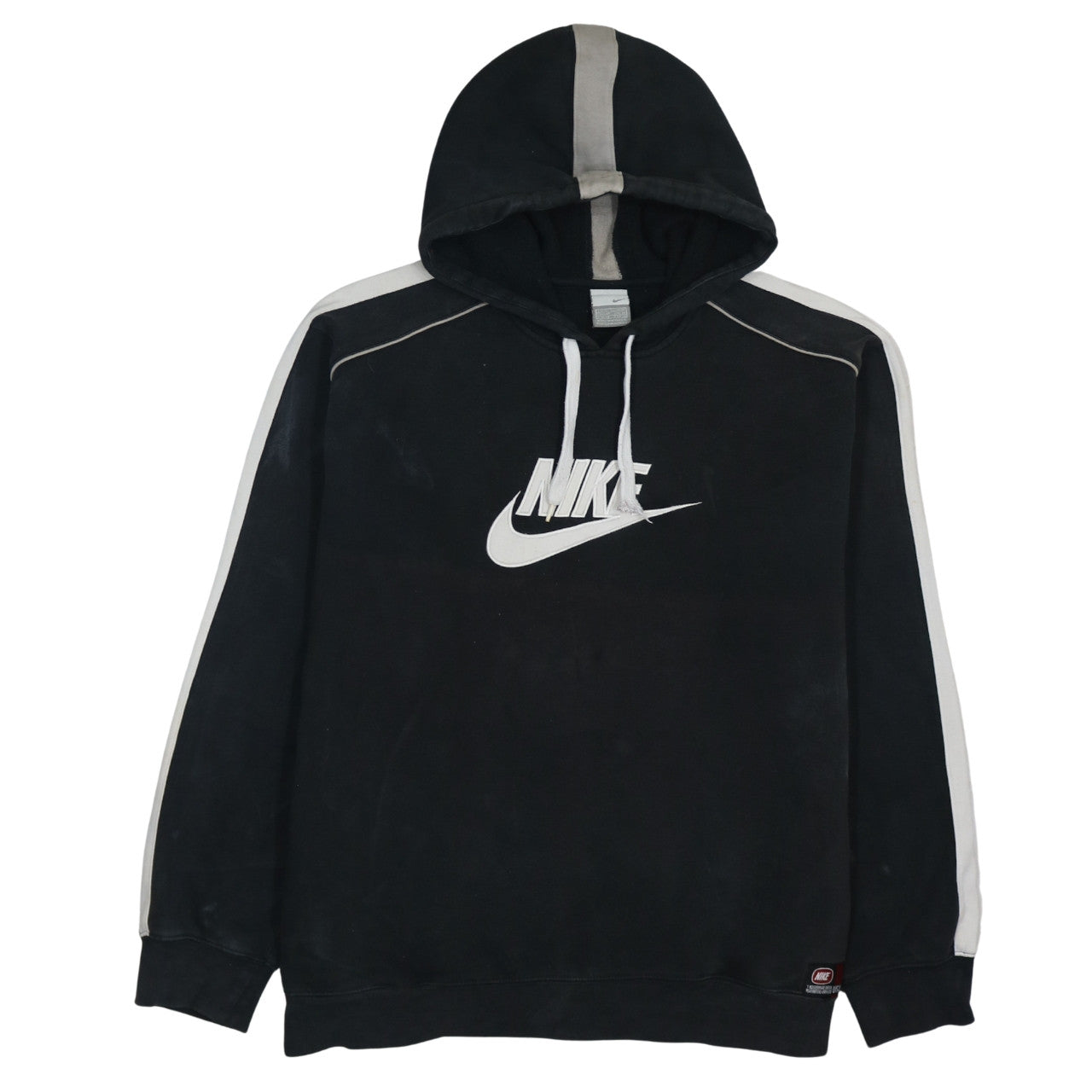 Nike Men's Black Pullover Hoodie L Fleece Sportswear Logo