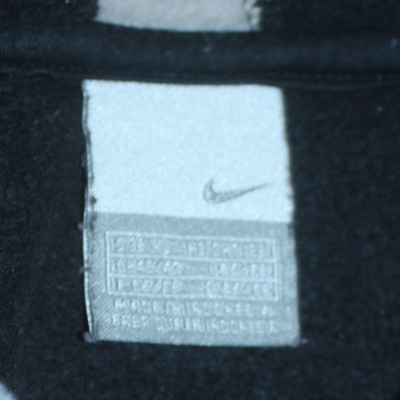 Nike Men's Black Pullover Hoodie L Fleece Sportswear Logo
