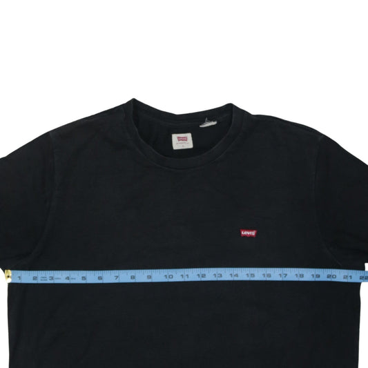 Levi's Men's Black Crew Neck Cotton Short Sleeve T-Shirt Size L