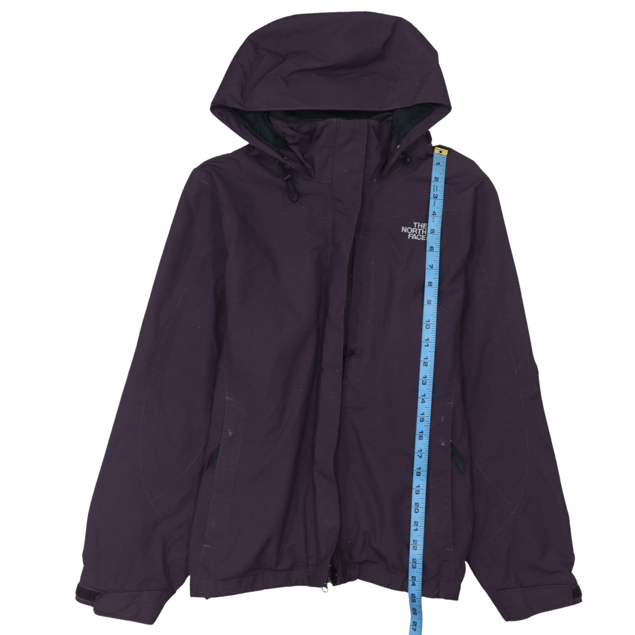 The North Face Womens Purple Waterproof Hooded Rain Jacket M