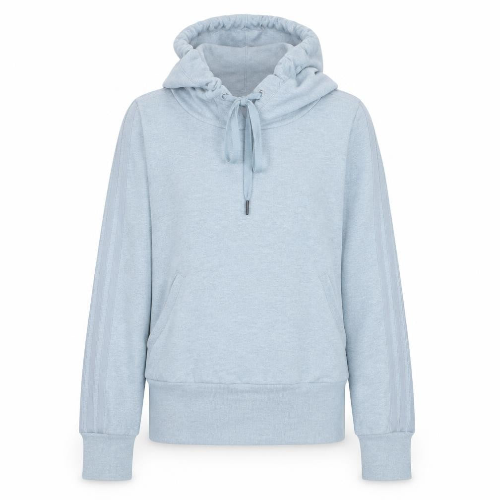 Adidas Women’s Light Grey Hooded Pullover Hoodie Size S