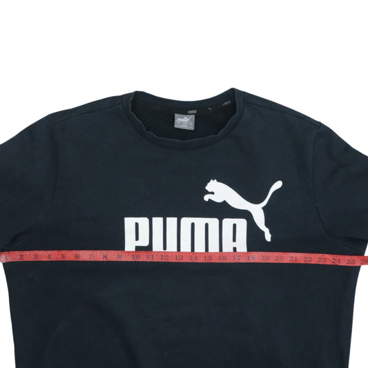 Puma Men's Black XL Crew Neck Pullover Sweatshirt