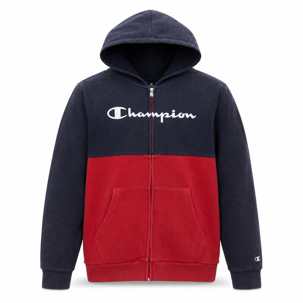 Champion Boys Multicoloured Full Zip Hoodie 15-16 Years Logo Fleece