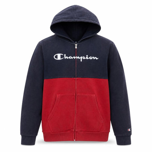 Champion Boys Multicoloured Full Zip Hoodie 15-16 Years Logo Fleece