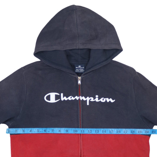 Champion Boys Multicoloured Full Zip Hoodie 15-16 Years Logo Fleece