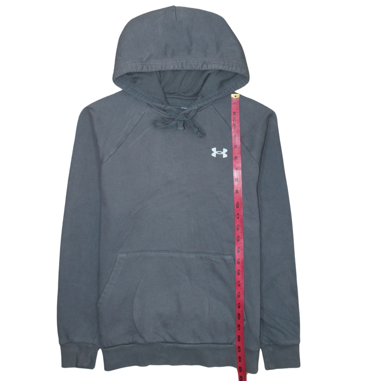 Under Armour Men's Grey Pullover Hoodie Small Loose Fit Sportswear