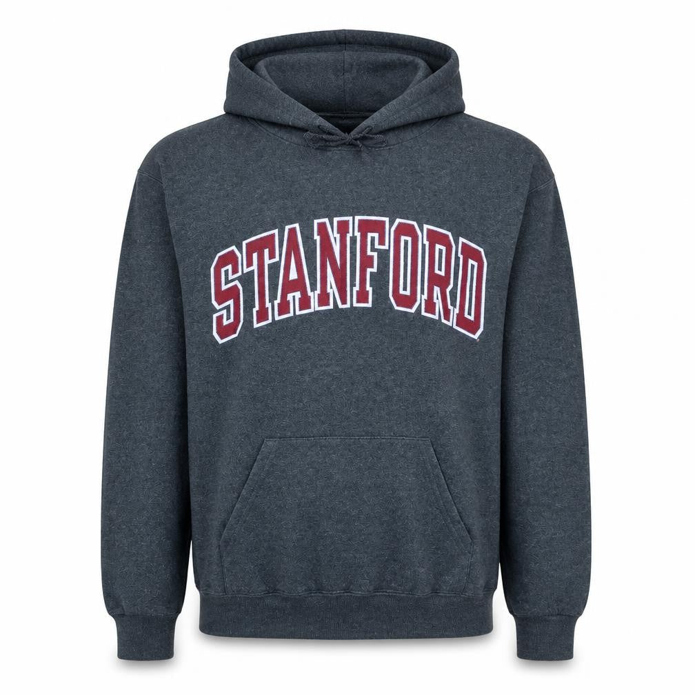 Champion Men's Grey Stanford Pullover Hoodie Size M