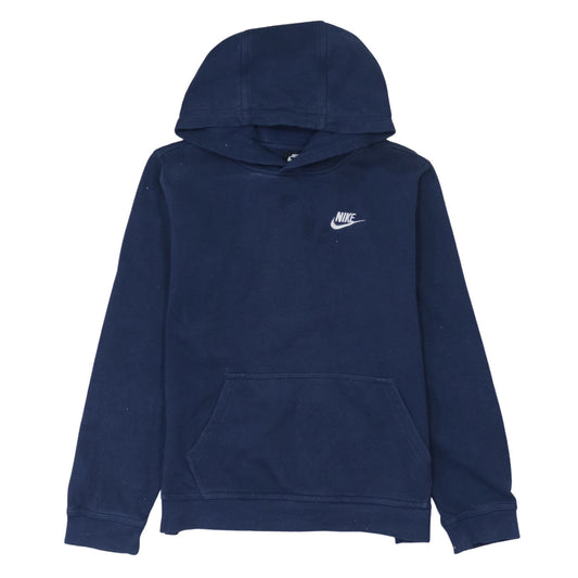 Nike Boys Navy Pullover Hoodie XL (158-170cm) Fleece Sweatshirt