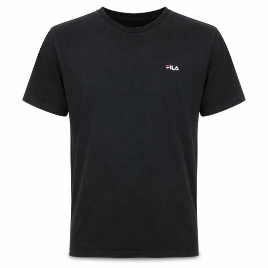 FILA Men's Black Crew Neck Short Sleeve Cotton T-Shirt M