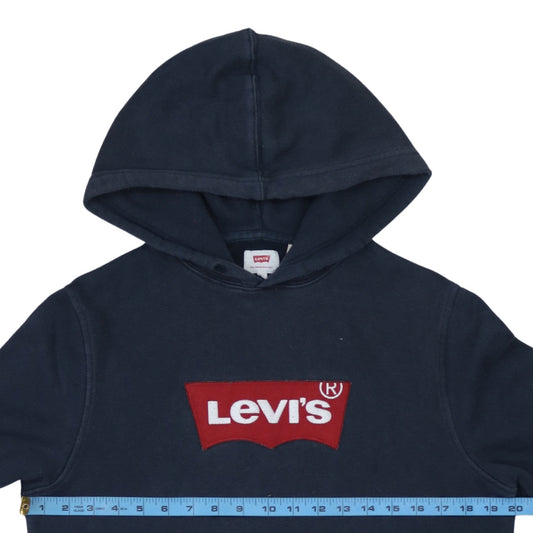 Levi's Men's Blue Pullover Hoodie Small Classic Logo Sweatshirt