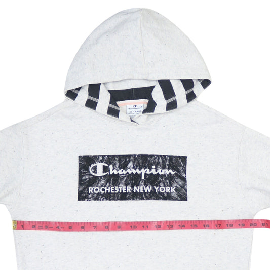 Champion Boys Grey 2XL Pullover Hoodie Rochester New York Graphic