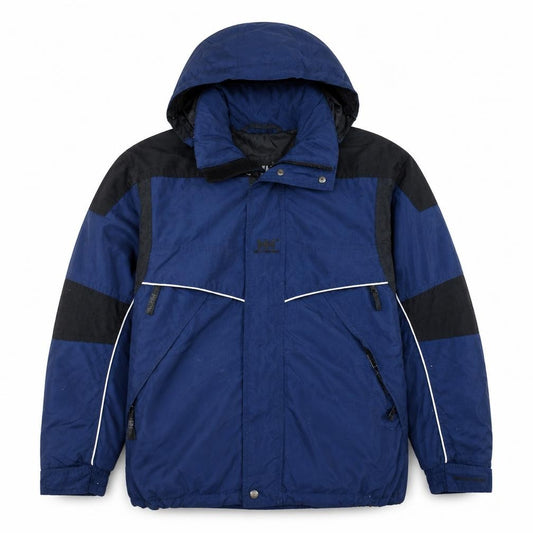 Helly Hansen Men's Blue Waterproof Parka Jacket S Hooded Winter Outdoor