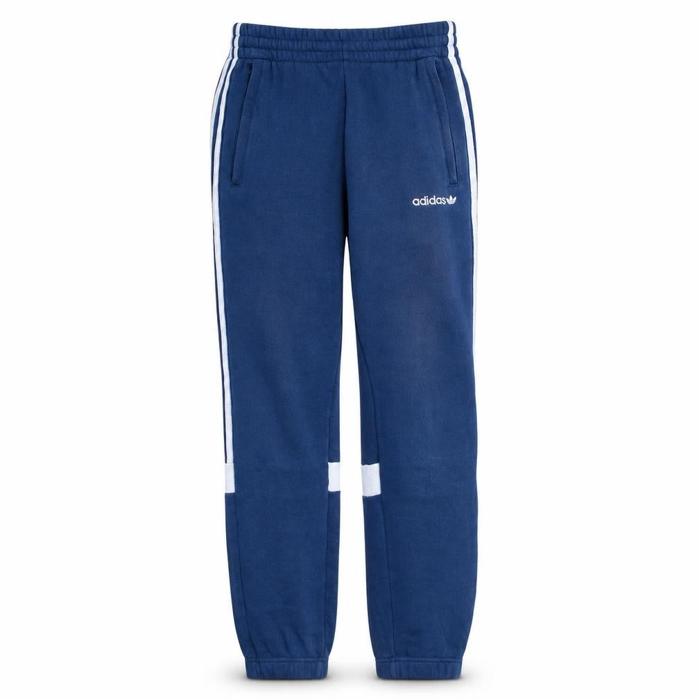 Adidas Mens Blue Slim Sweatpants Joggers Size S with Stripes