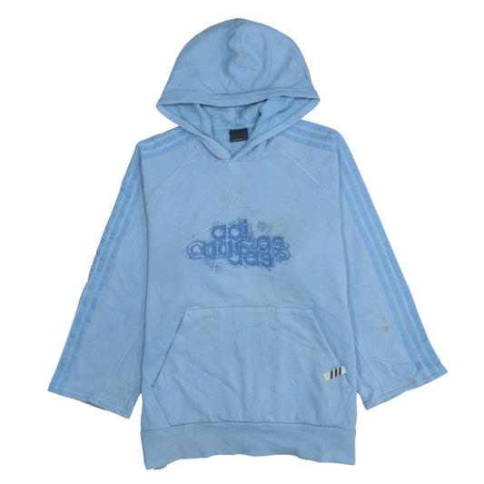 Adidas Men's Blue XL Pullover Hoodie Fleece Sportswear