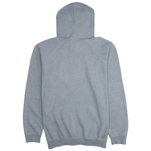 Adidas Mens Grey XL Pullover Hoodie with Logo Graphic