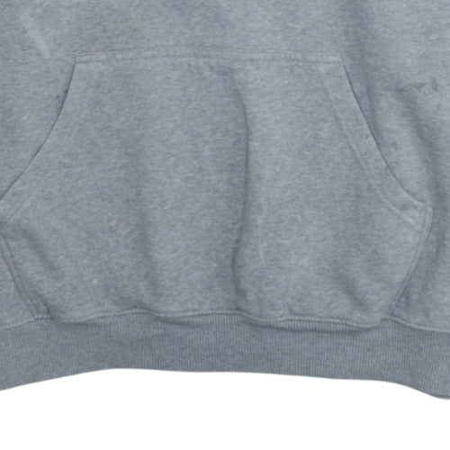 Adidas Mens Grey XL Pullover Hoodie with Logo Graphic