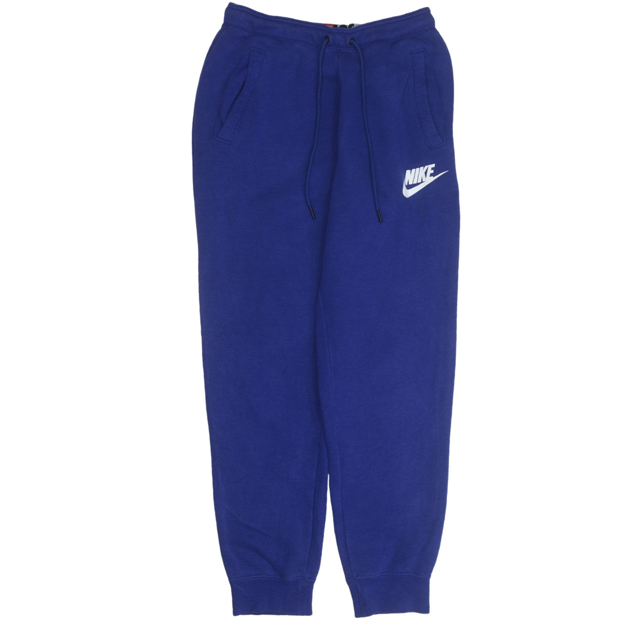 Nike Men Blue Fleece Sweatpants Small Regular Fit Casual