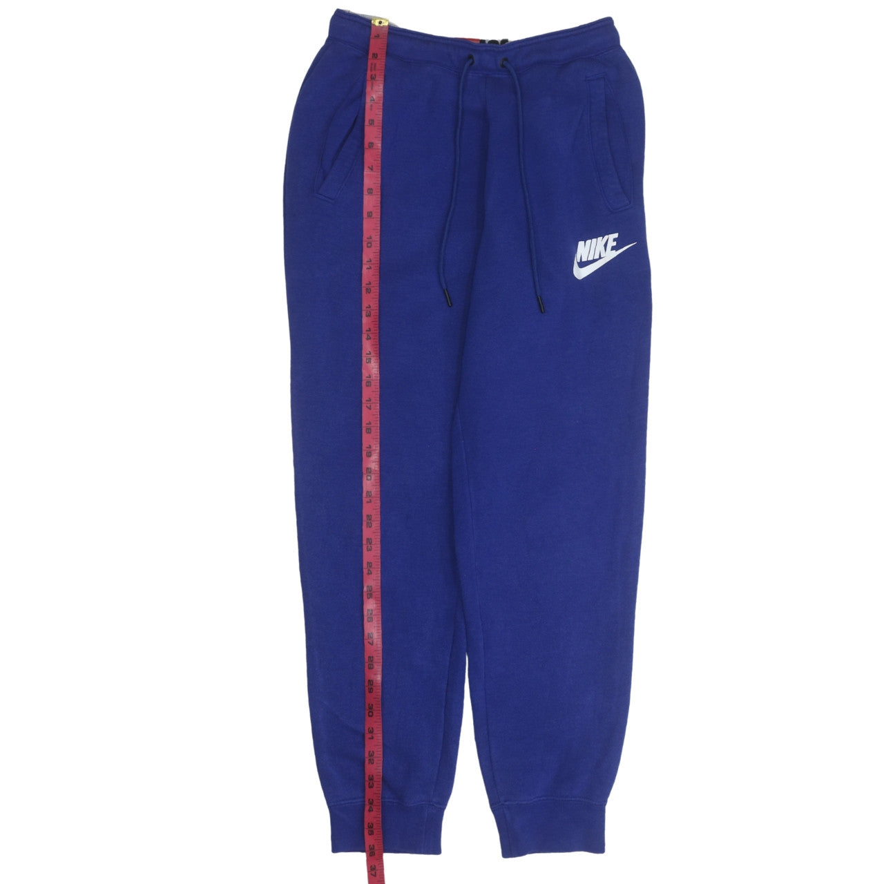 Nike Men Blue Fleece Sweatpants Small Regular Fit Casual