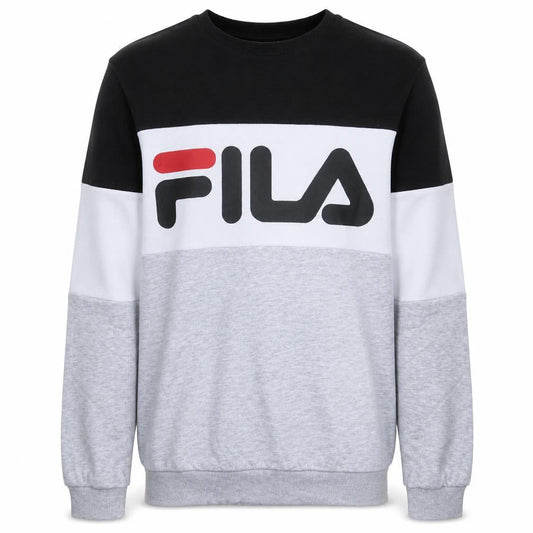 Fila Men's Multicoloured Crew Neck Logo Sweatshirt Size S