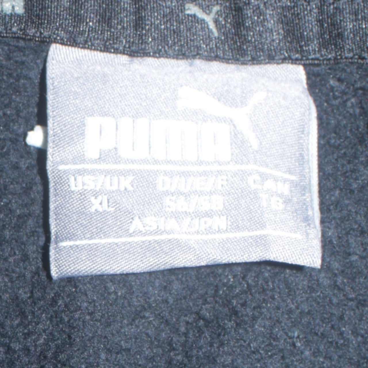 Puma Men's Black XL Pullover Hoodie with Logo Print