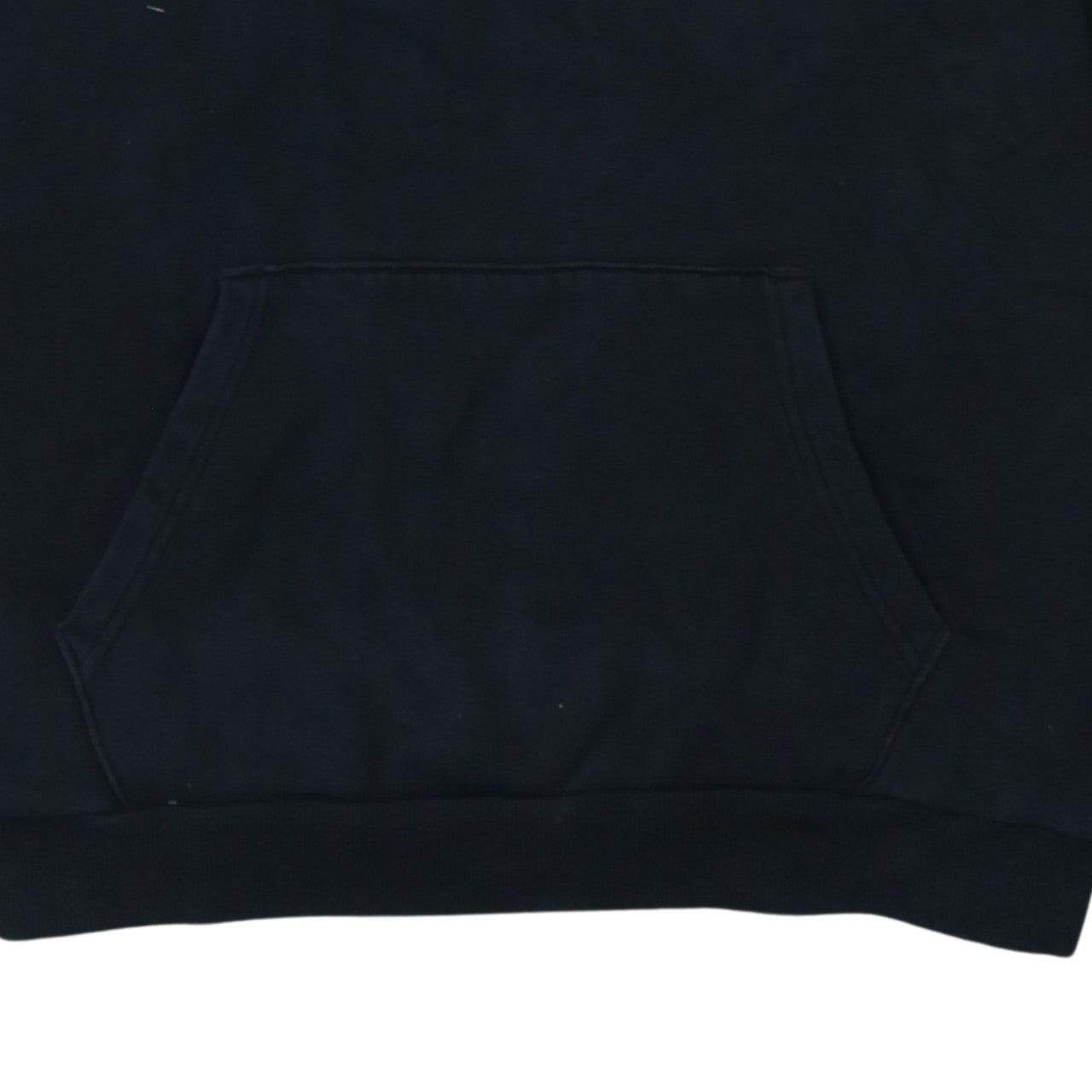 Puma Men's Black XL Pullover Hoodie with Logo Print