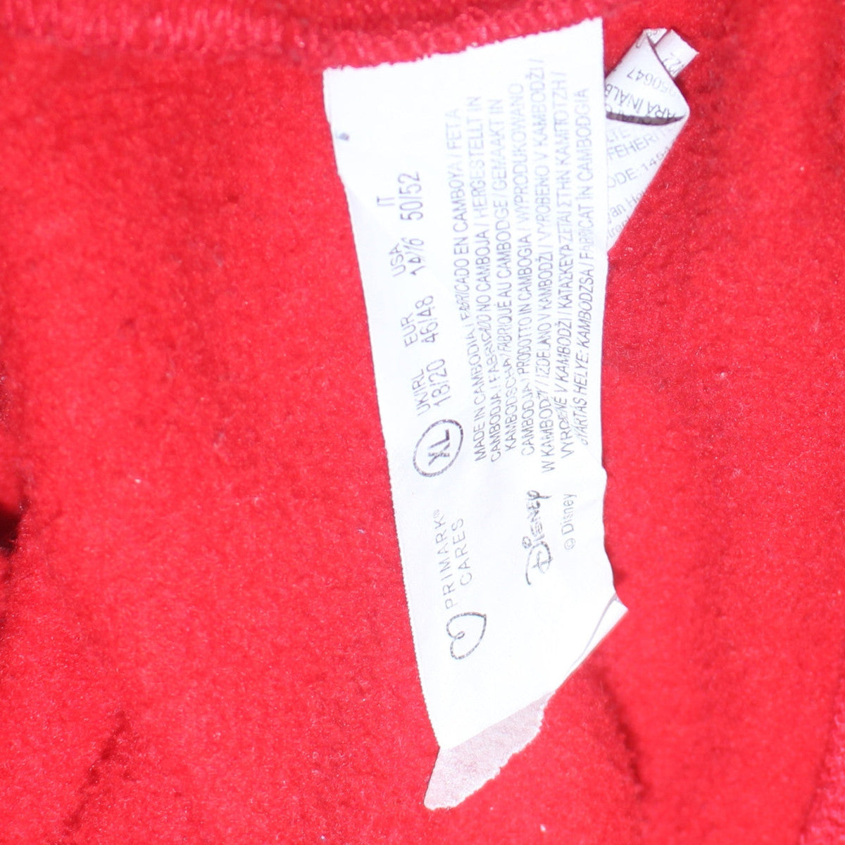 Disney Women Red Mickey and Friends Sweatshirt XL Pullover