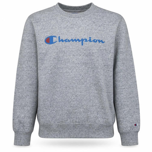Champion Men’s Grey Crew Neck Logo Sweatshirt Size M