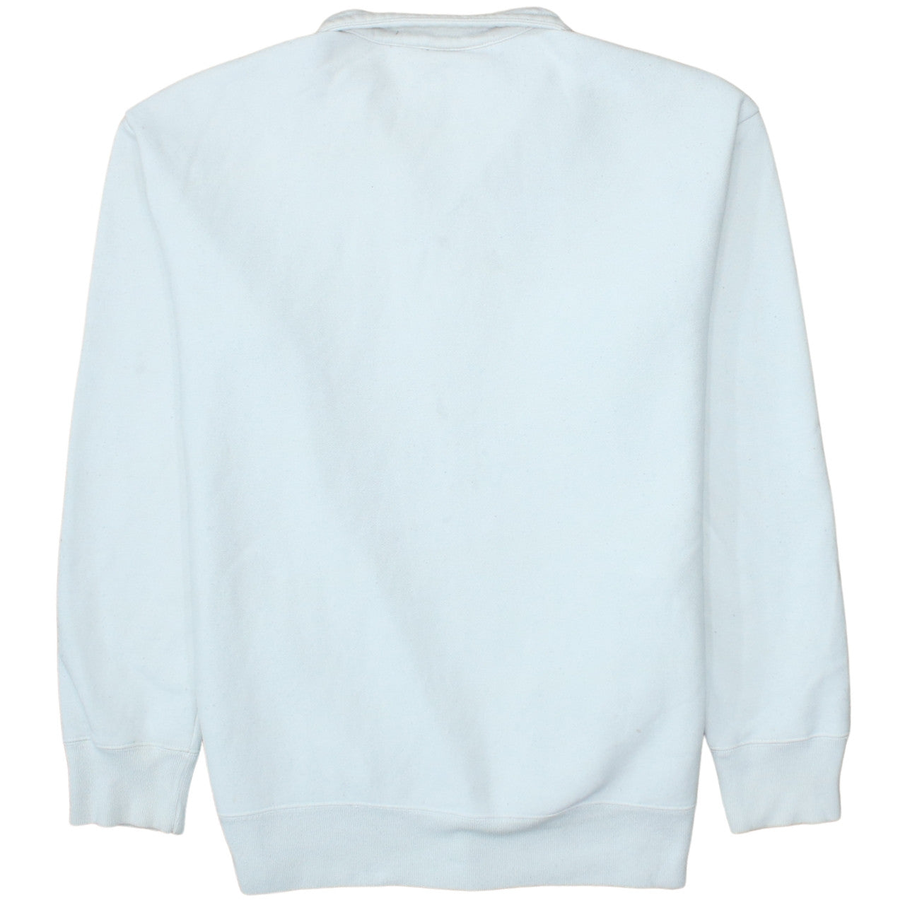 Champion Men's White 1/4 Zip Fleece Sweatshirt Medium