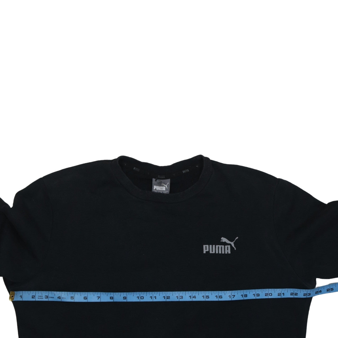Puma Men's Black Regular Fit Crew Neck Pullover Sweatshirt M