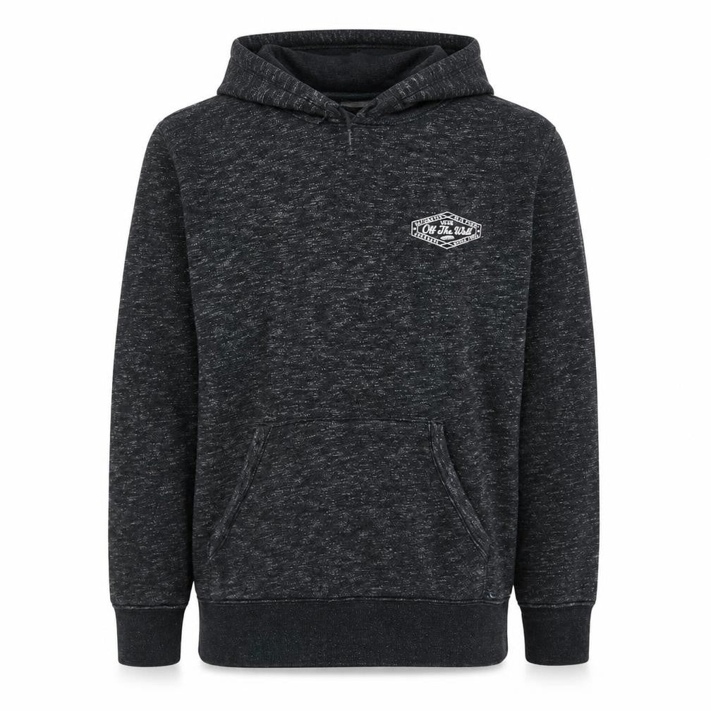 Vans Mens Grey Pullover Hoodie XS Off The Wall Logo Skate Streetwear