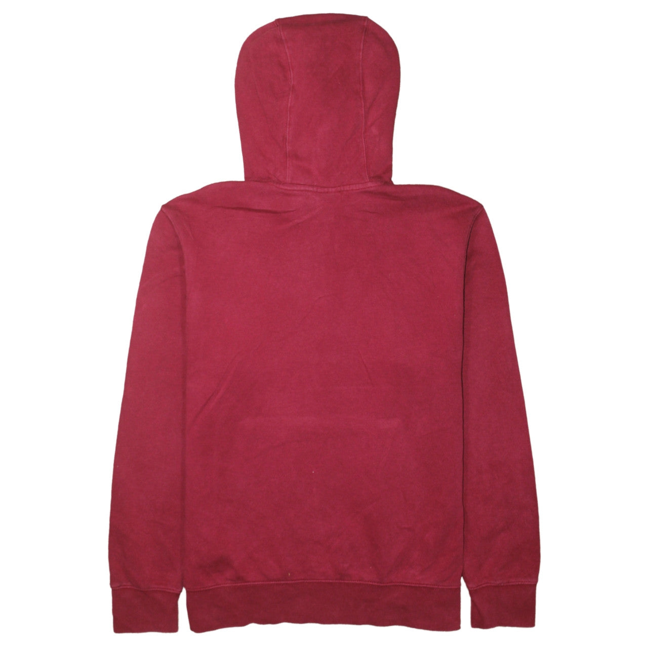 Nike Men's Red Pullover Hoodie Size M Fleece Sweatshirt