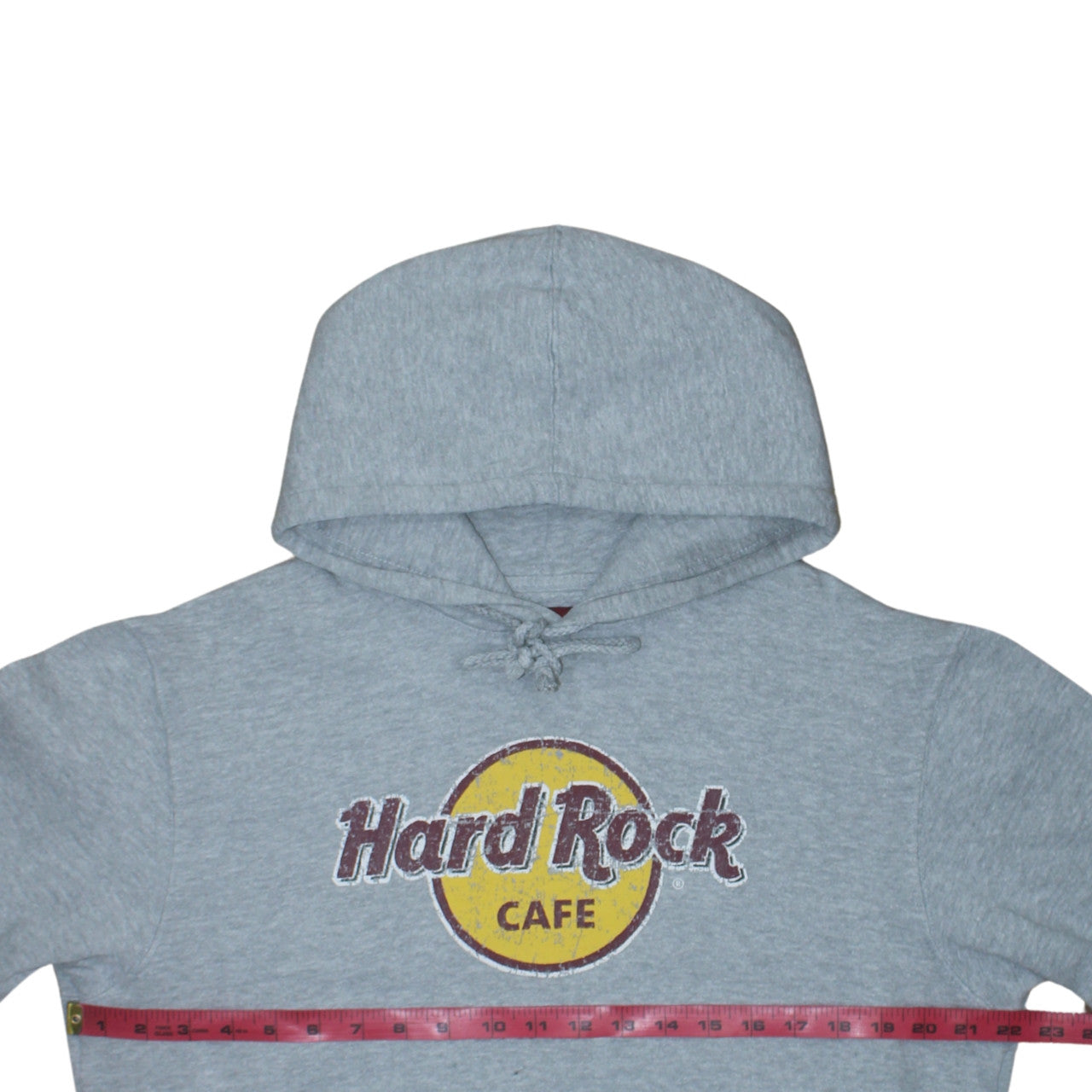 Hard Rock Cafe Glasgow Men’s Grey Pullover Hoodie Size L