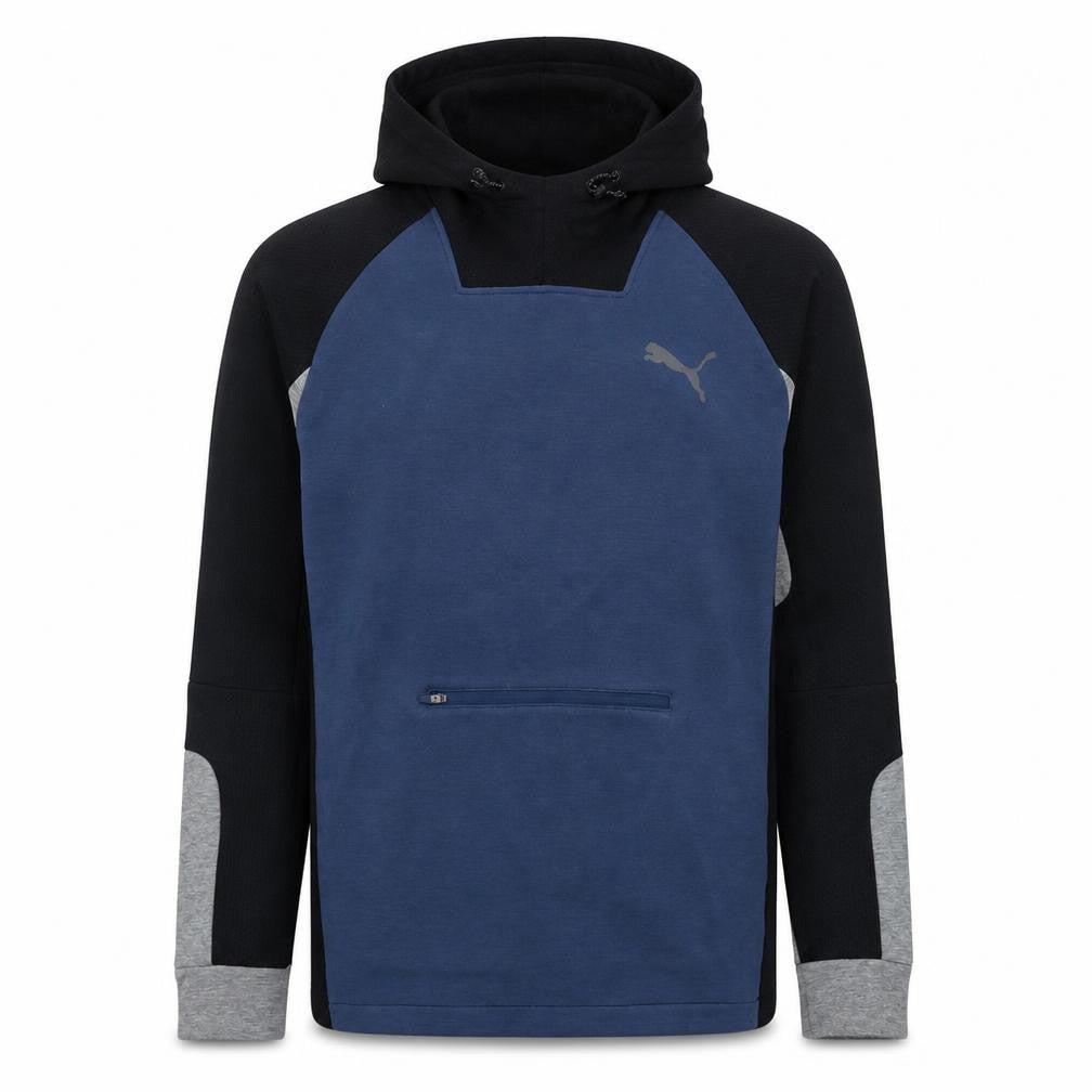 Puma Men’s Blue Pullover Hoodie Size L Sports Style