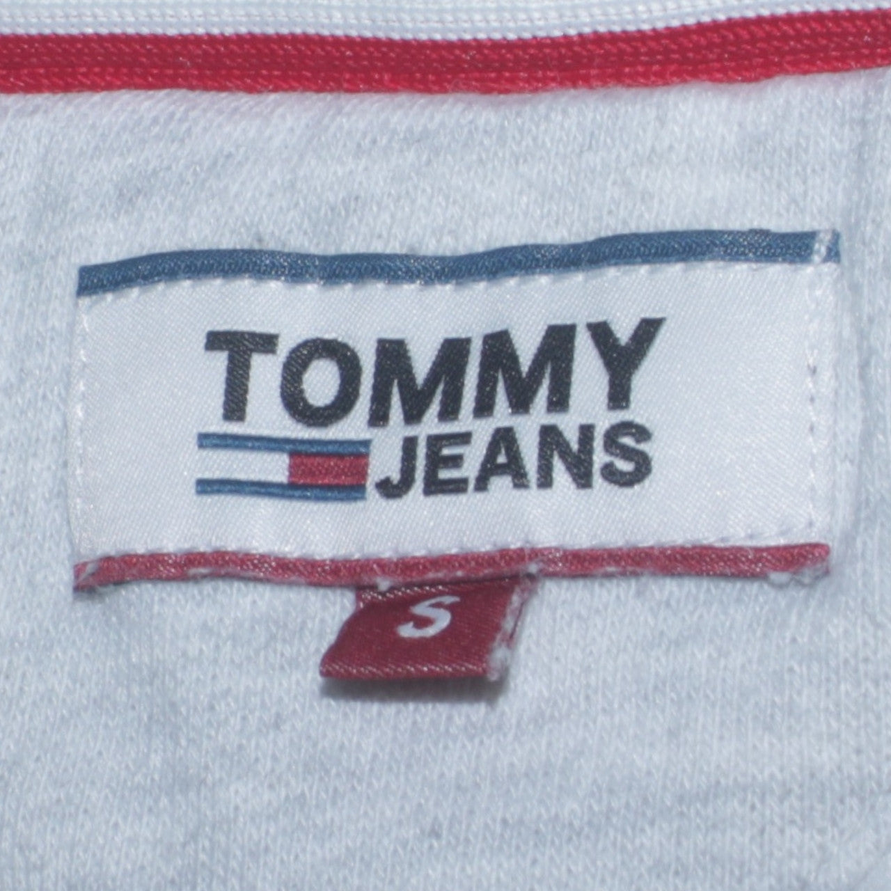 Tommy Jeans Women's Grey Small Logo Crew Neck Sweatshirt