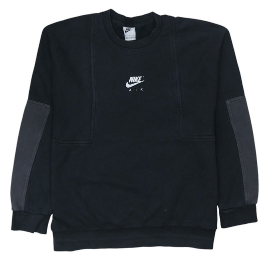 Nike Air Men's Black Crew Neck Pullover Sweatshirt Size S