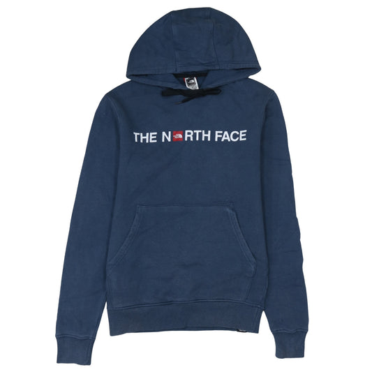 The North Face Men's Blue Pullover Hoodie Size S Graphic Logo