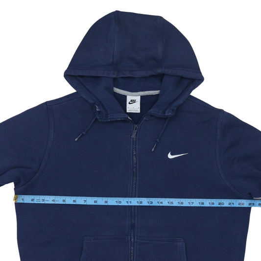 Nike Men's Blue Full Zip Hoodie Sweatshirt Size M