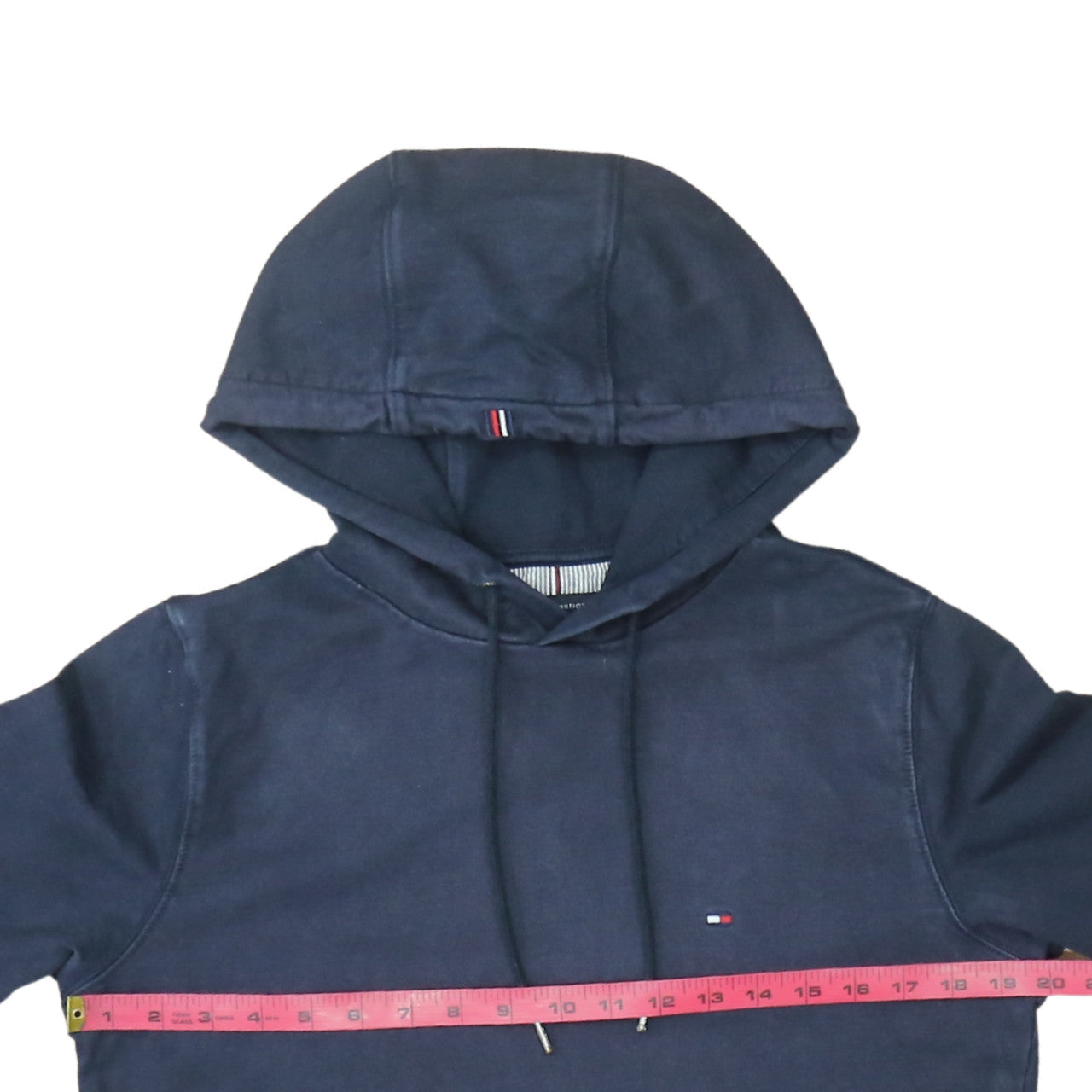 Tommy Hilfiger Men's Blue Pullover Hoodie Size S Classic Logo