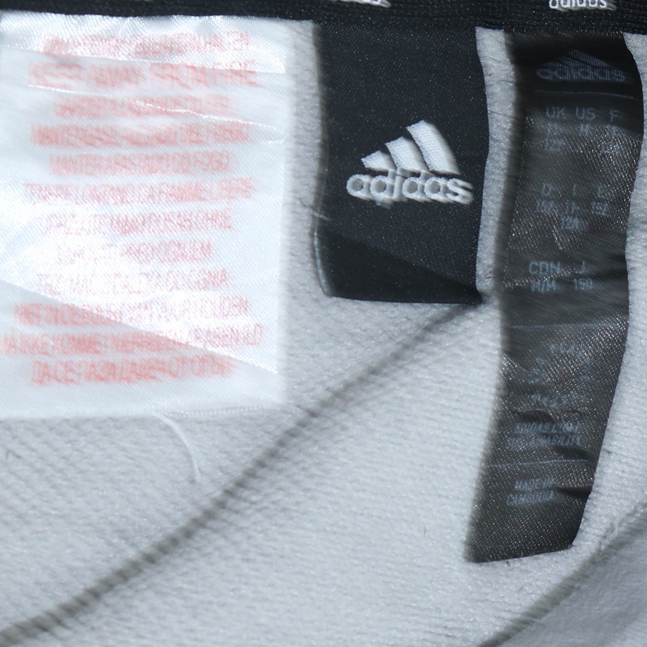 Adidas Boys Grey Pullover Hoodie Size 13-14 Years Regular Fit Logo Print