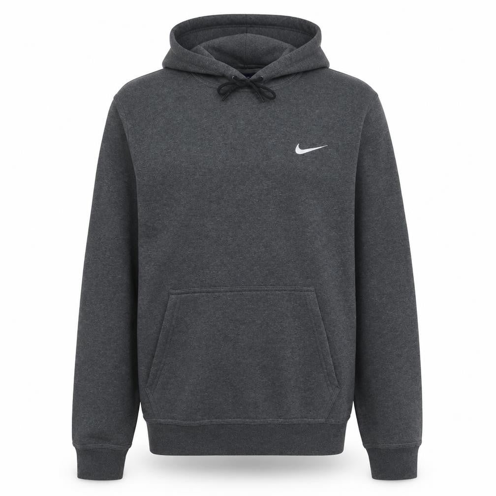Nike Men's Grey Pullover Hoodie Size M Fleece Sportswear