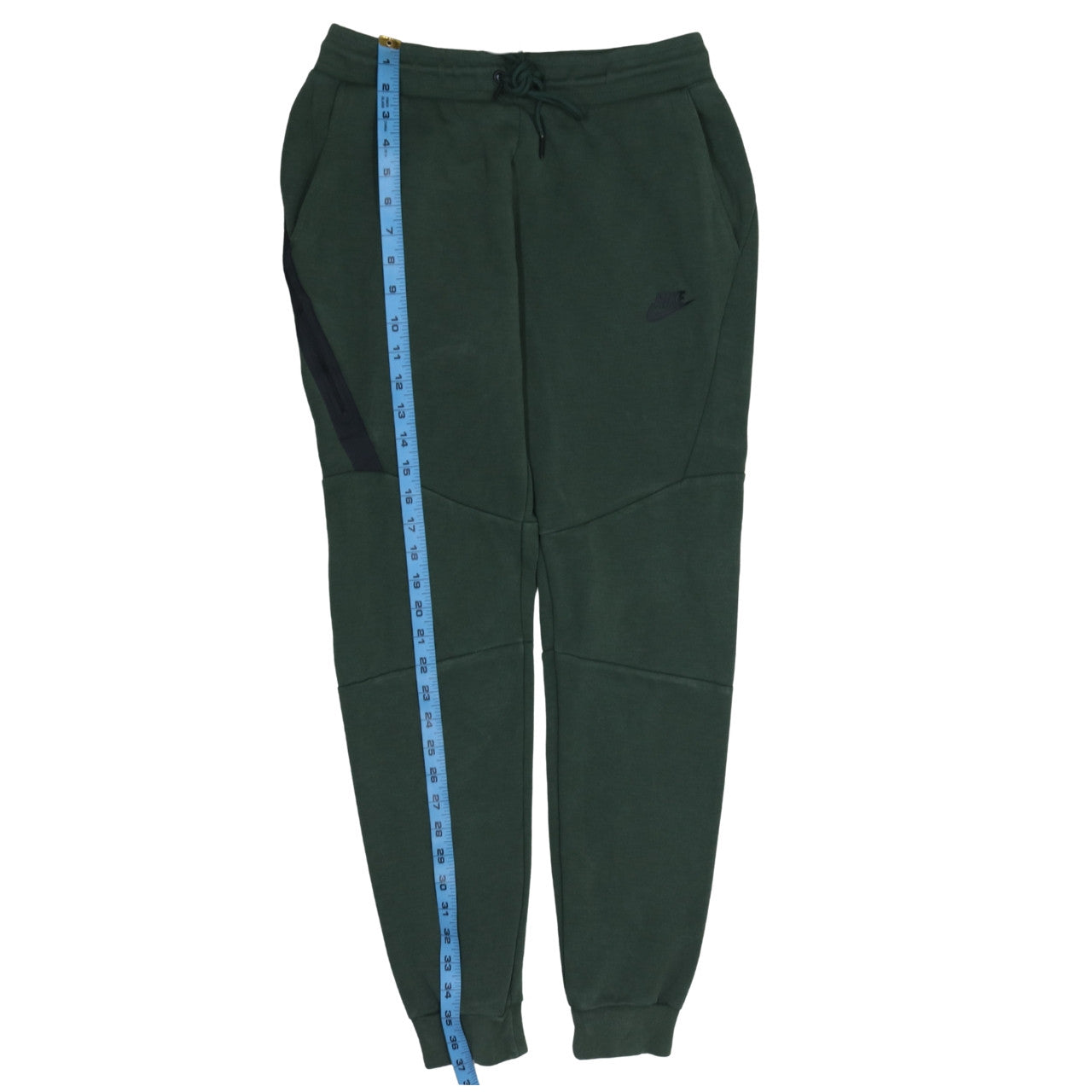 Nike Men's Green Jogger Sweatpants Small Regular Tapered Fit