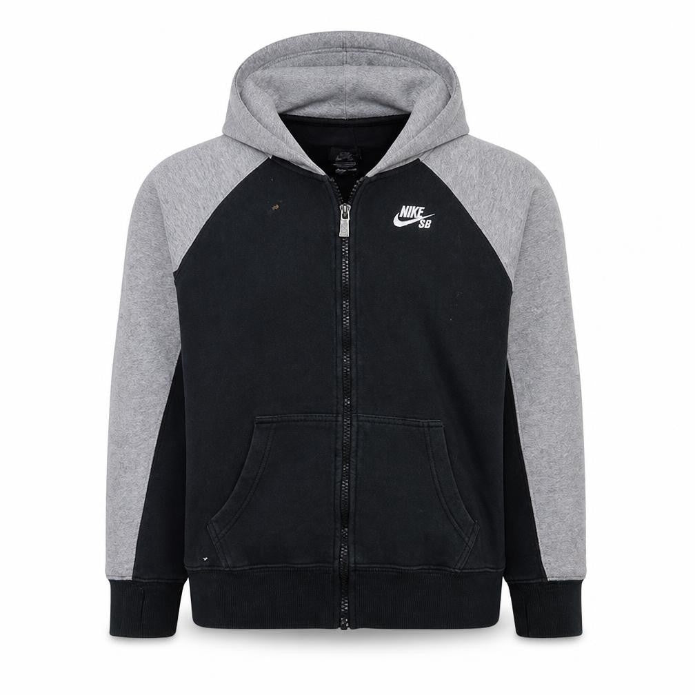 Nike SB Boys Black Grey Full Zip Hoodie XL 13-15 Years