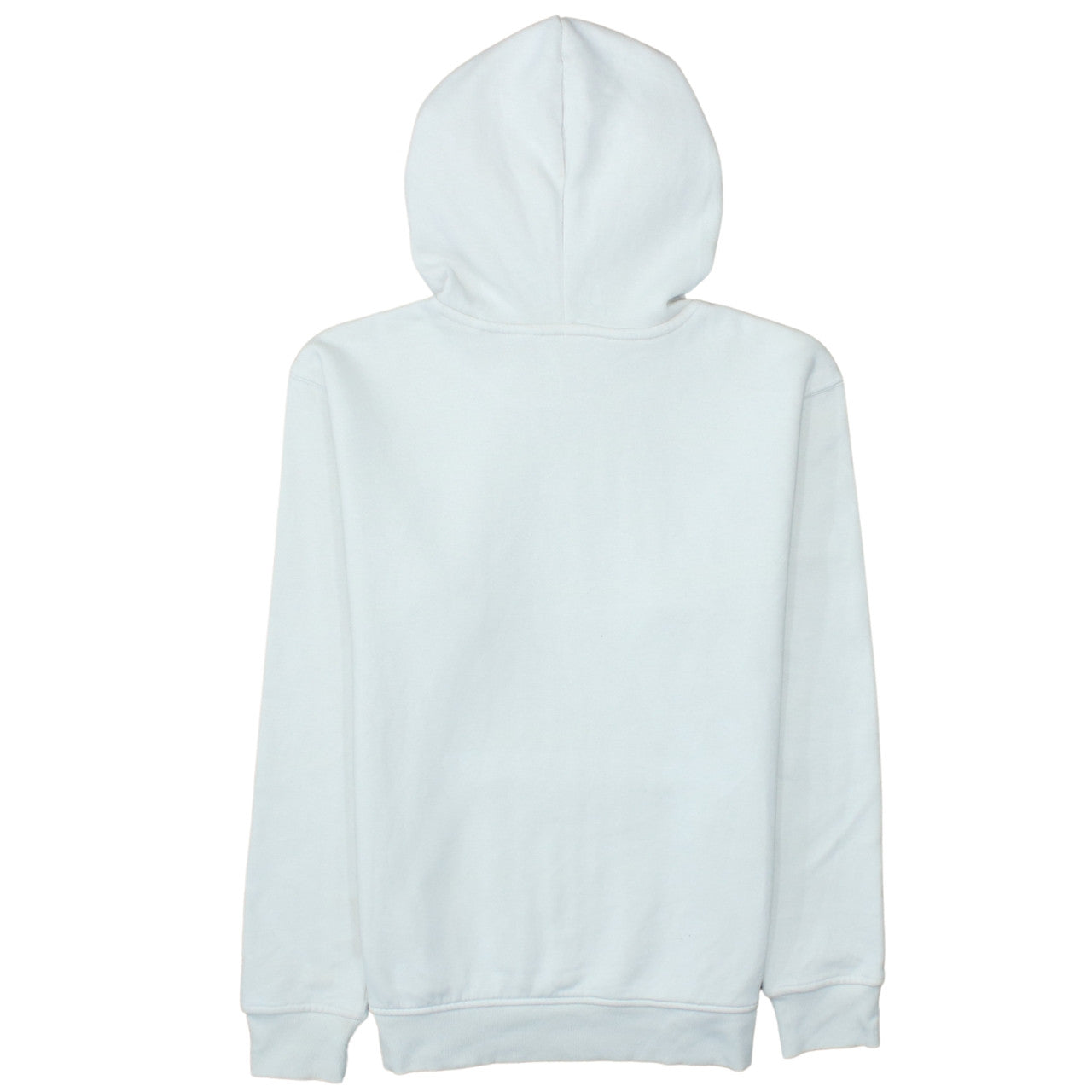 Adidas Women White Hoodie Size 8 Pullover Cotton Blend