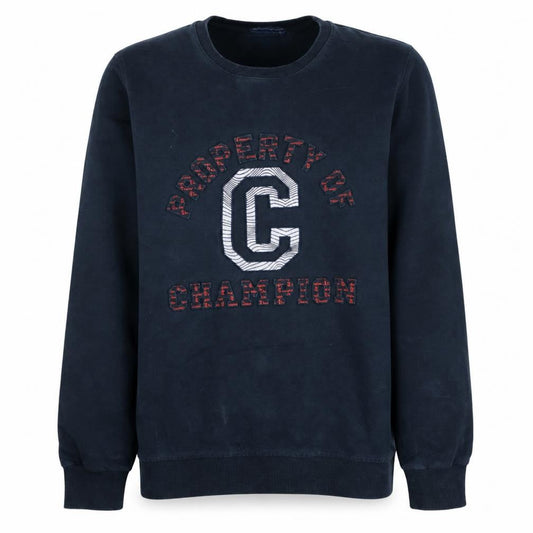 Champion Men’s Blue Crew Neck Pullover Sweatshirt L