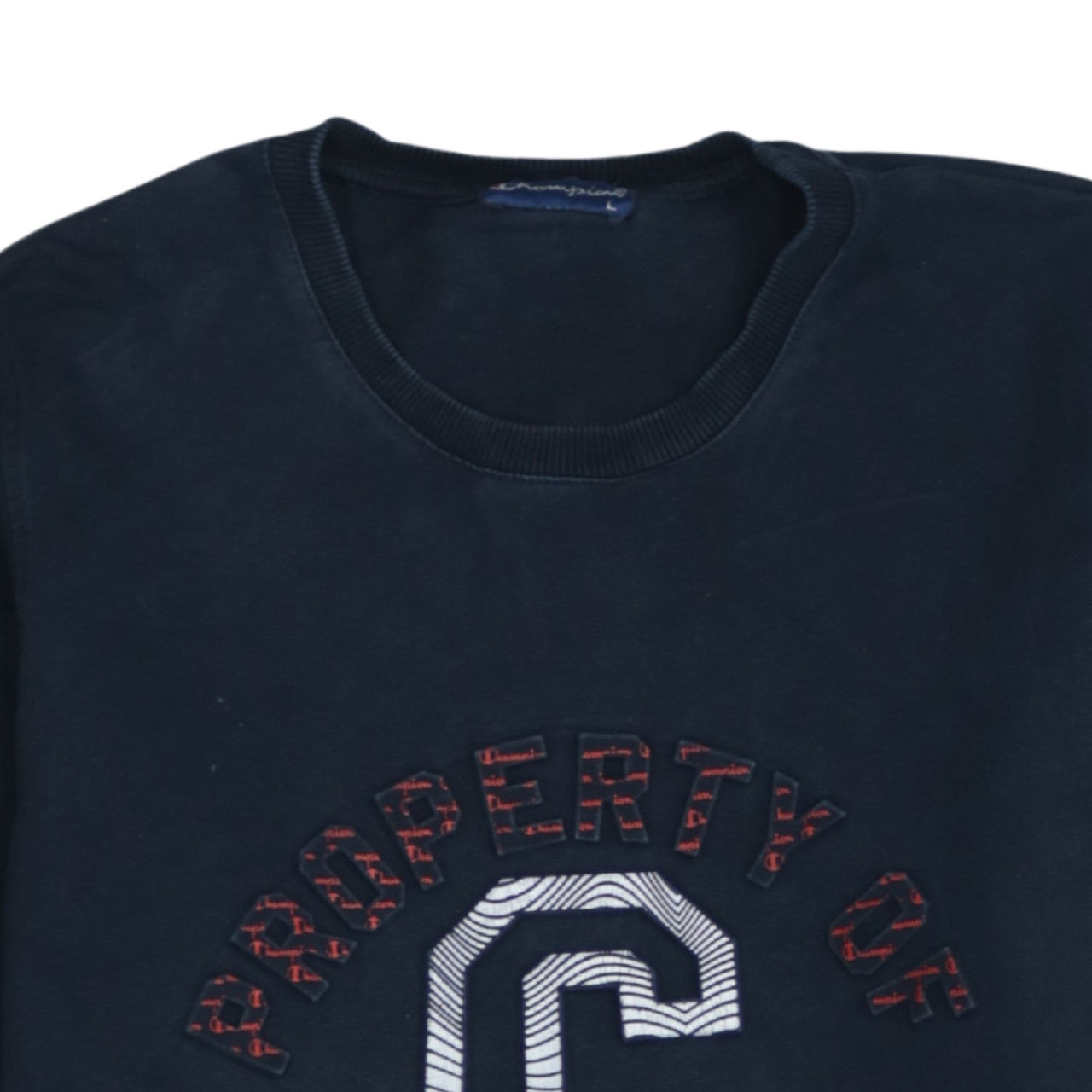 Champion Men’s Blue Crew Neck Pullover Sweatshirt L
