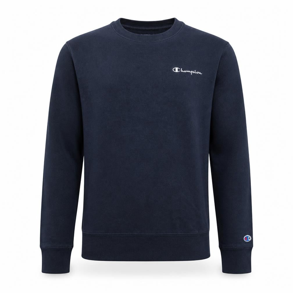 Champion Men's Blue Small Crew Neck Pullover Sweatshirt