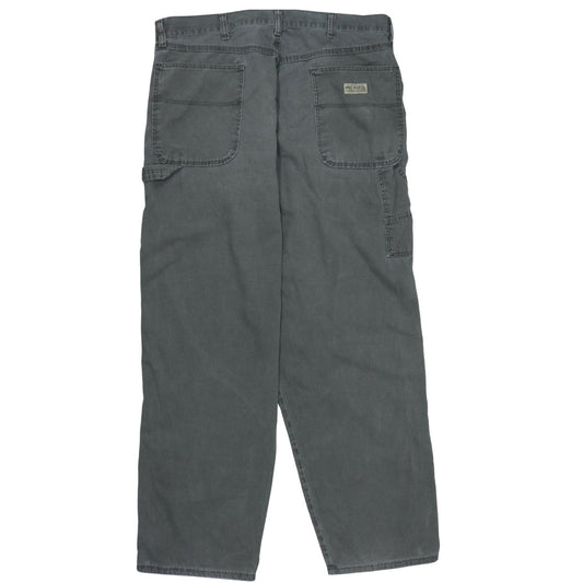 Lee Men's Grey Relaxed Fit Straight Denim Jeans 36x32