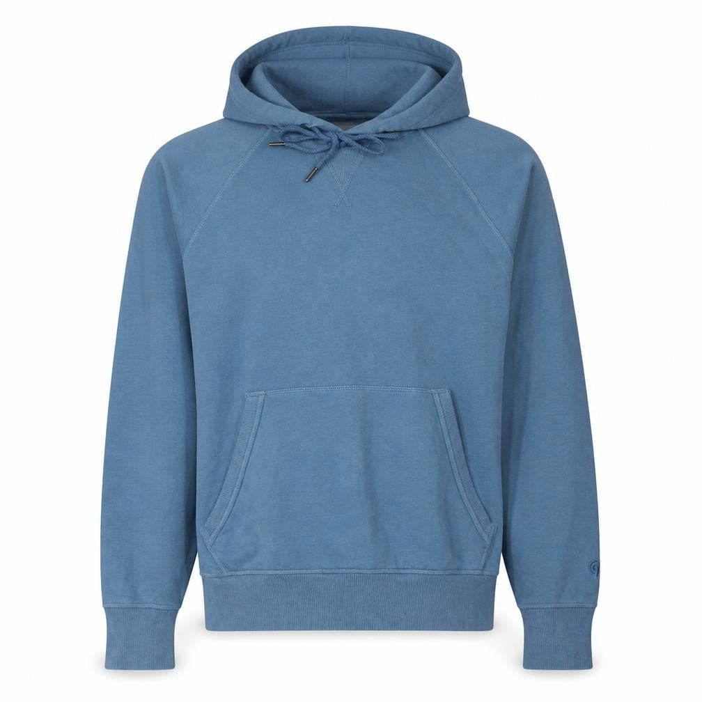 Champion Men's Blue Pullover Hoodie Size S Cotton Fleece Sweatshirt