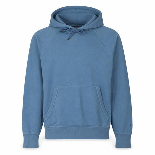 Champion Men's Blue Pullover Hoodie Size S Cotton Fleece Sweatshirt