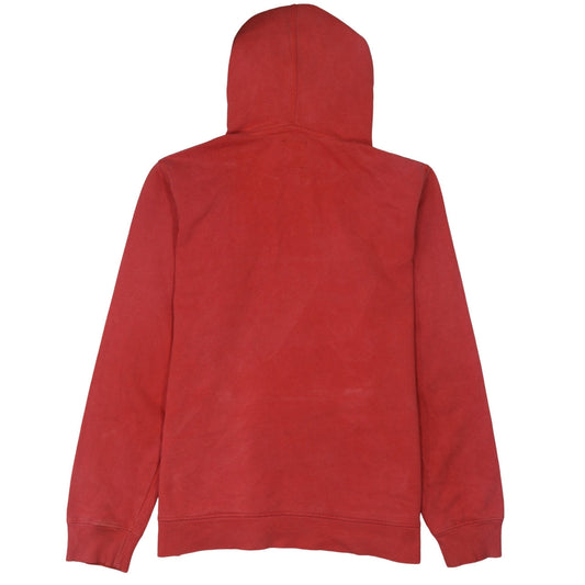 Dickies Mens Red Pullover Hoodie Medium Graphic Logo Cotton Blend